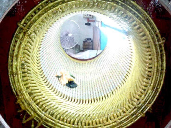Stator Winding After Completed Rewind